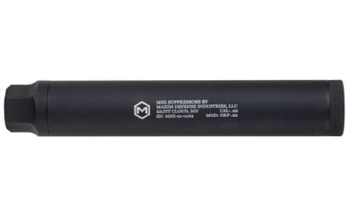 Barrels Choke Tubes Maxim Defense Industries DRF22 MAXIM DRF22 DT SUPPRESSOR 22LR BLK • Model: DRF22